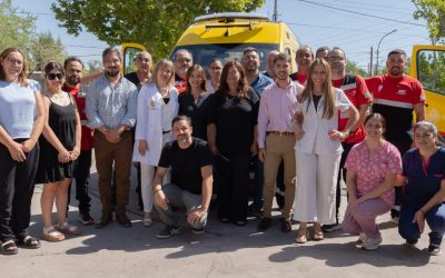 Salud entregó una nueva ambulancia para atender la emergencia en Lavalle