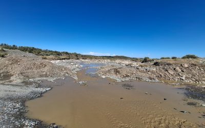 Hidráulica avanza con tareas de remediación y prevención tras la crecida del arroyo Anchayuyo en Tupungato
