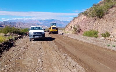 Vialidad Mendoza rehabilitó el tránsito de la RP 52 hasta Uspallata y de la RP 13 al cerro Siete Colores