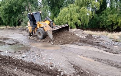 Vialidad despejó derrumbe en Juan J. Paso, trabaja en la RP 50 y está cortada la RP 82 a Cacheuta
