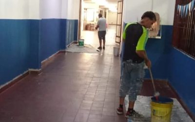 Infraestructura Escolar avanza con el operativo verano de pintura en más de 1.500 escuelas de Mendoza