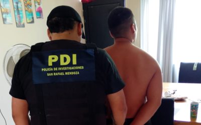San Rafael: la PDI realizó allanamientos por un robo y detuvo a dos personas