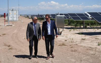 Mendoza amplía su matriz productiva y de energía limpia con la inauguración del Parque Solar Anchoris