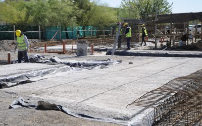 Avanza a paso firme la construcción del nuevo jardín de Puente de Hierro 