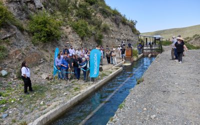 Tormentas y crecidas: Irrigación inauguró una obra para prevenir daños en una zona de Potrerillos