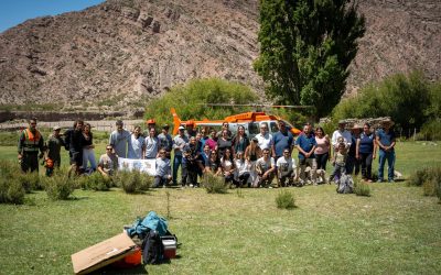 El Gobierno provincial, el Municipio de Las Heras y asociaciones brindaron asistencia sanitaria y veterinaria a puestos precordilleranos
