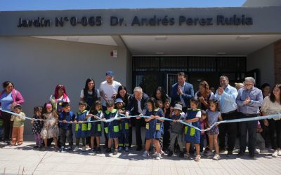 El Gobierno de Mendoza inauguró el nuevo edificio del Jardín Pérez Rubia y consolida un polo educativo en Ugarteche