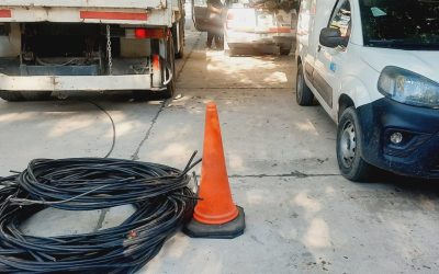 Cinco detenidos por el robo de cables del antiguo trole en Las Heras
