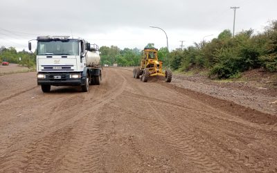 Vendimia: tras la tormenta del sábado Vialidad Mendoza reparó los accesos al teatro griego