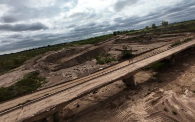 Vialidad inició las obras para recuperar la conectividad vial entre San Martín, Lavalle y Maipú