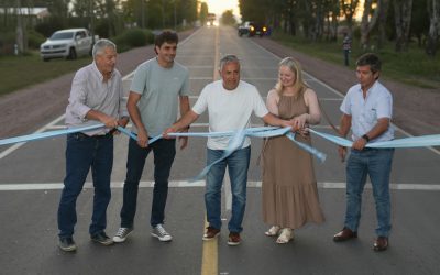 El Gobernador Alfredo Cornejo inauguró las obras de renovación de la Ruta Provincial 160