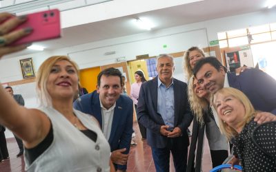 Cornejo, García Zalazar y Lo Presti acordaron inversiones para mejorar escuelas de Las Heras