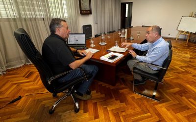 Irrigación y el INTA acordaron seguir trabajando en el fortalecimiento del agro mendocino