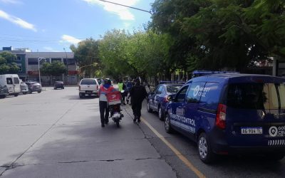 Operativo de prevención vial en Godoy Cruz: tres motos retenidas y controles a taxistas