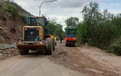 Vialidad Mendoza dejó transitables y limpios los accesos al teatro griego afectados por las lluvias