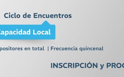 Ya están abiertas las inscripciones para el ciclo de encuentros «+ Capacidad Local»
