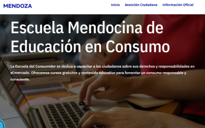 Mendoza presentó la Escuela de Educación en Consumo