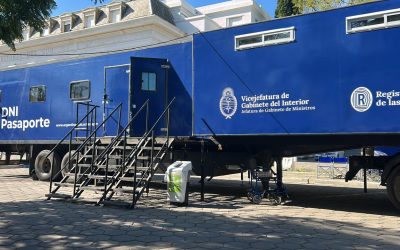 El camión fábrica del Renaper en Vendimia: renová tu DNI y recibilo en 24 horas