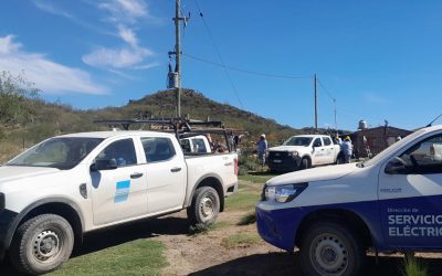 Quedó habilitada en su totalidad la obra de electrificación rural Cajón de Mayo-Arroyo Los Patos