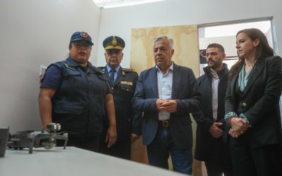 Cornejo inauguró la base VANT en San Carlos y Mendoza fortalece el patrullaje aéreo con drones