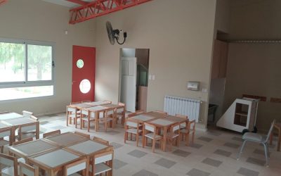 El nuevo jardín de Fray Luis Beltrán entró en su recta final y la obra está casi terminada