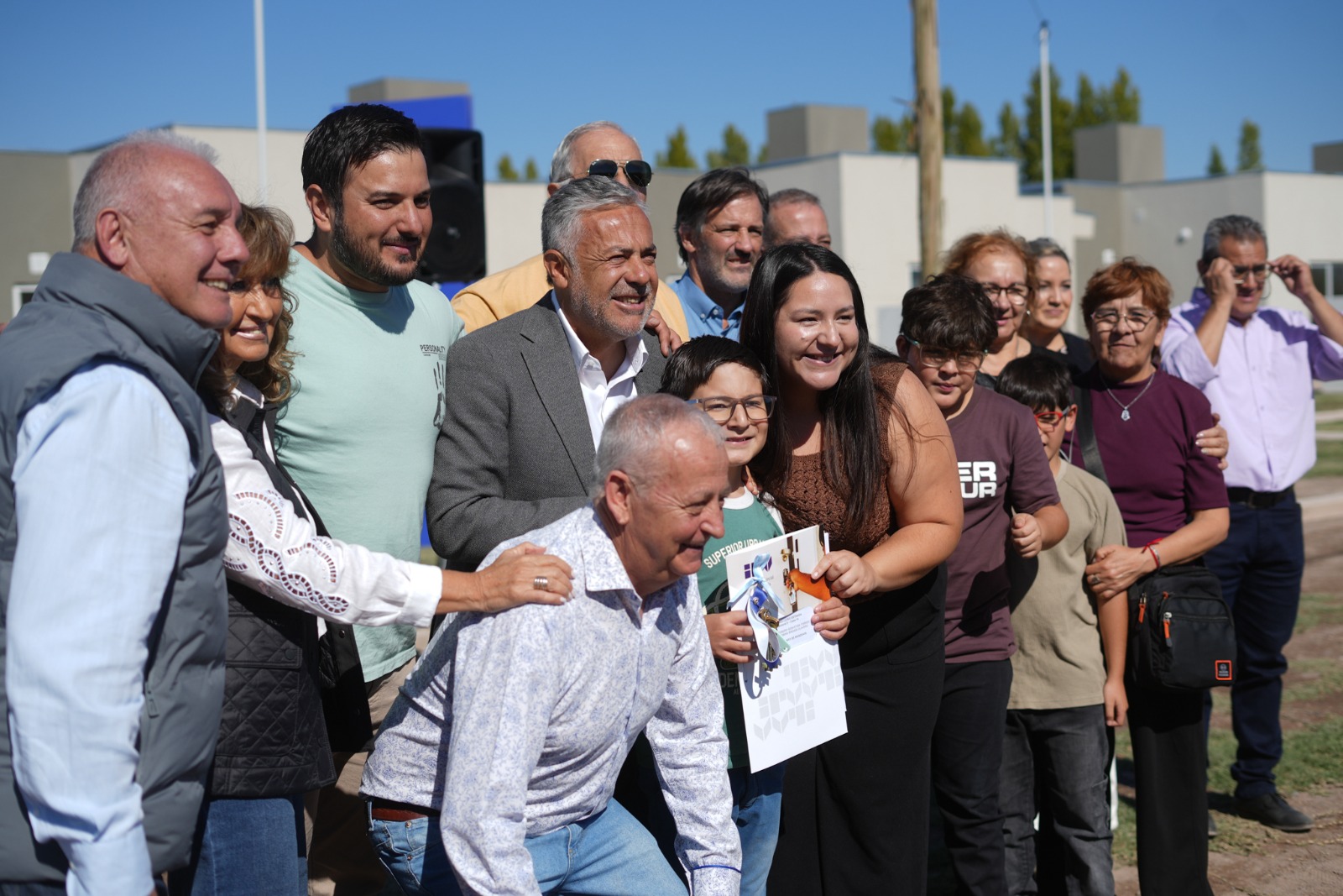 El Gobierno de Mendoza entregó 20 viviendas en el barrio Loteo Estrada de Rivadavia