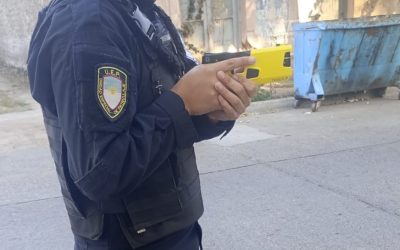 La Policía de Mendoza realizó en San Martín la cuarta intervención con Taser 7 fuera de las FOE