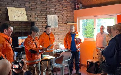 Fortalecen la respuesta ante emergencias en áreas protegidas con un ejercicio de búsqueda y rescate aeronáutico en Tunuyán