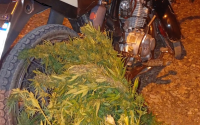 Junín: detuvieron a un motociclista con más de 3 kilos de droga tras una persecución