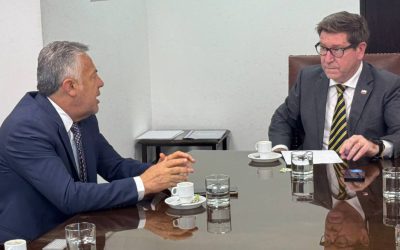 Mendoza afianza su vínculo con Chile: Cornejo se reunió con el biministro de Minería y de Economía, Fomento y Turismo