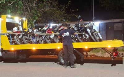 Operativo de alto impacto en San Martín: controles, identificación de personas y 17 motos retenidas