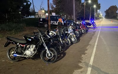 Operativo de alto impacto en San Martín: retuvieron casi la mitad de las motos controladas