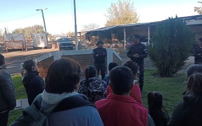 En el Día del Animal, alumnos recorrieron la Policía Montada del Sur mendocino