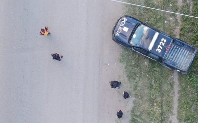 Patrullajes terrestres y apoyo aéreo: la Policía desplegó un operativo de alto impacto en San Carlos
