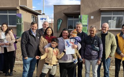 El IPV entregó 20 viviendas en los barrios Nuestra Casa y Viejo Viñedo en Tupungato