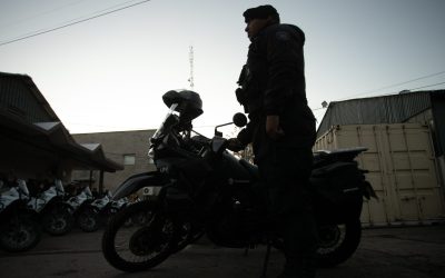 Escapó de un control policial en Las Heras y fue detenido con una moto robada