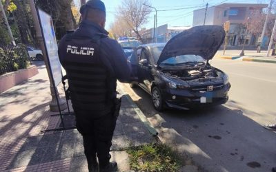 Patrullajes preventivos en Tupungato: la Policía recuperó un auto robado y detuvo a un sospechoso por robo