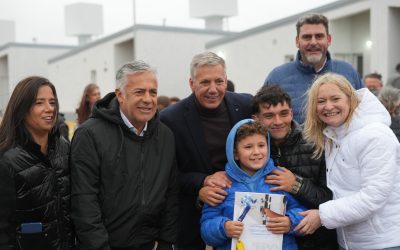 El Gobierno de Mendoza entregó 38 viviendas del barrio Alimentación II en General Alvear