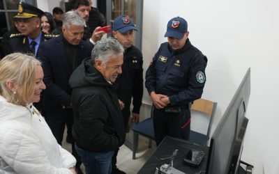 Cornejo inauguró en General Alvear una nueva base de drones de la Policía de Mendoza