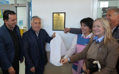 Cornejo presentó la remodelación integral del Jardín El Principito en General Alvear