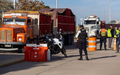 Controles integrales en rutas: refuerzan la fiscalización del transporte de minerales en Luján