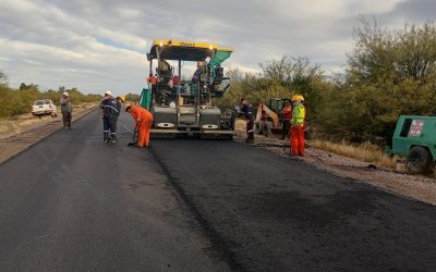 Vialidad Mendoza finalizó la pavimentación de la ruta más larga que tiene en obra
