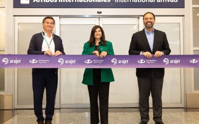 Se inauguró la nueva ruta aérea internacional Mendoza-Punta Cana
