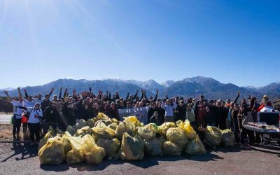 Jornada de limpieza y concientización ambiental en Potrerillos: se recuperaron 238 kilos de residuos