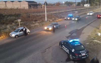 Operativo de alto impacto en San Carlos: patrullajes, controles y apoyo aéreo con drones