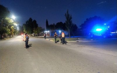 La Policía de Mendoza desplegó un operativo de alto impacto en Maipú con 10 motos retenidas