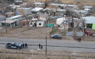 La Policía secuestró armas y detuvo a dos personas tras un operativo con drones en General Alvear