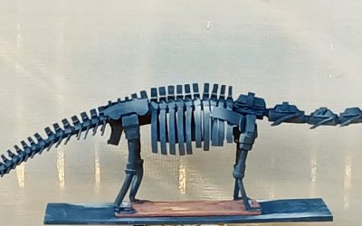 El Museo Moyano inaugura una muestra de paleoarte realizada con materiales reciclados