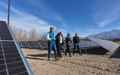 Irrigación es autosustentable: inauguró su primer parque solar en el Valle de Uco