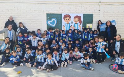 Las escuelas comenzaron con las actividades pedagógicas vinculadas al Mundial